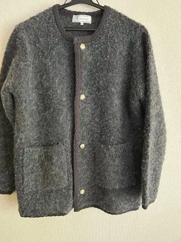 로프 피크닉 그레이 가디건 M