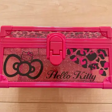 헬로키티 헤이세이 레오파드 무늬 소형 박스