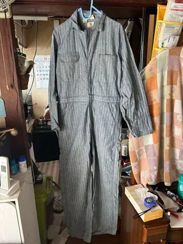 BLUE BELL 오버롤 작업복 사이즈 36 스트라이프 빈티지