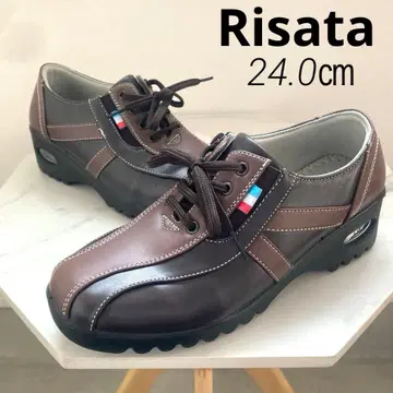 발이 편한 RISATA 리사타 워킹화 24.0 다크 브라운