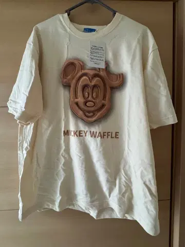 미키 와플 T셔츠 디즈니랜드