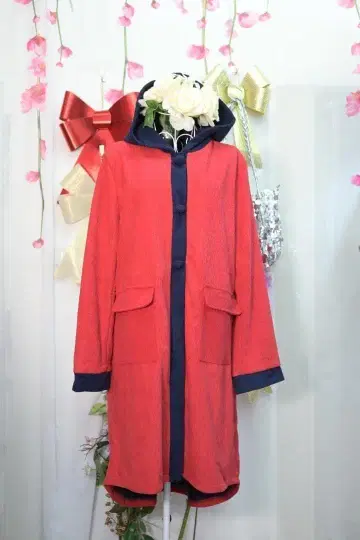 새상품 추가 OFF LL 사이즈 코듀로이 안감 샤기 피쉬테일 코트