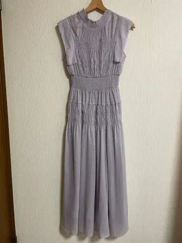 롱 파티 드레스 라벤더