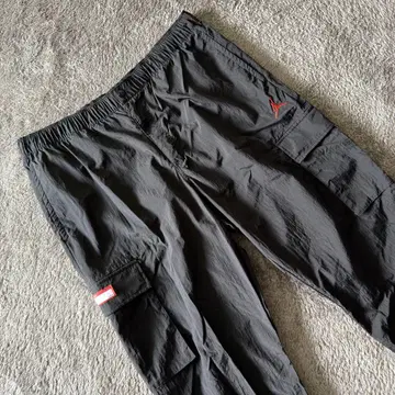 새상품급 조던 JORDAN 플라이트 MVP 우븐 팬츠 2XL 블랙