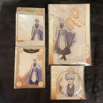 SAKAMOTO DAYS 아크릴 스탠드 캔뱃지 오진 X 슬러 세트