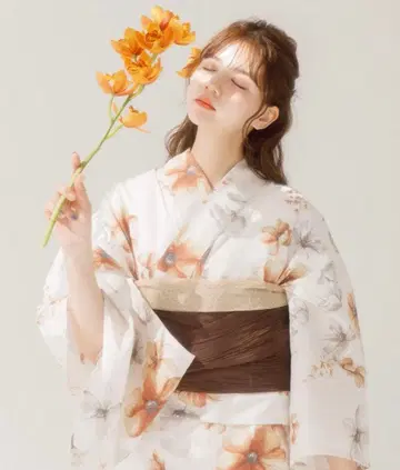 Dita 혼자 입을 수 있는 유카타 5종 세트 [ 유즈키의 꽃 소녀 ]