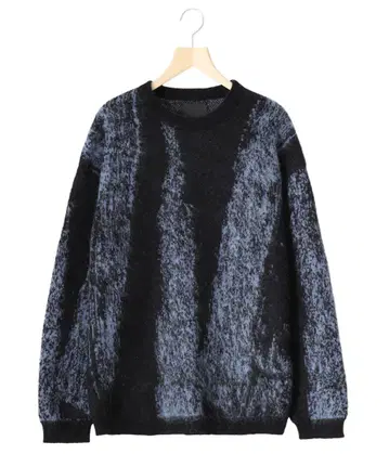 yoke 24aw 자카드 모헤어 스웨터 사이즈 2