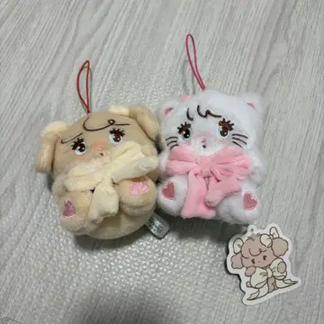 mikko characters 무스 껴안는 리본 마스코트