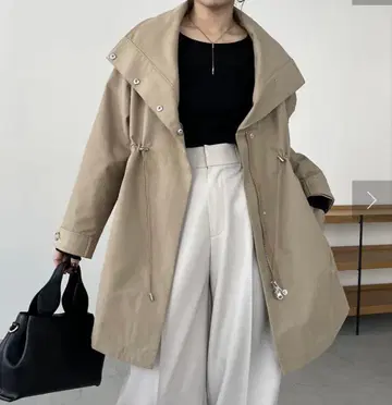 CAPRICIEUX LE'MAGE 드로스트 스탠드 코트