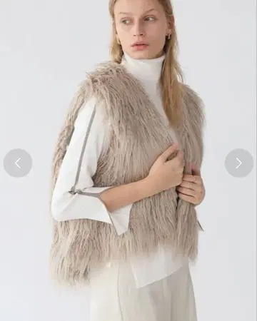 Aga 아르가 크라프트 롱 퍼 베스트 26,000엔 야마다야