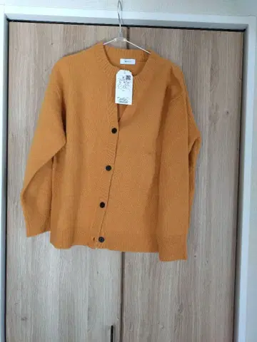 SHIPS any 머스타드 가디건 긴팔
