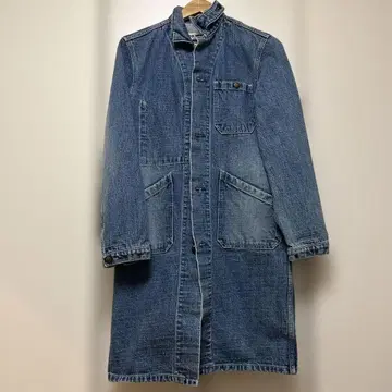 [새상품급] 15 jyugo 데님 블루 롱 자켓