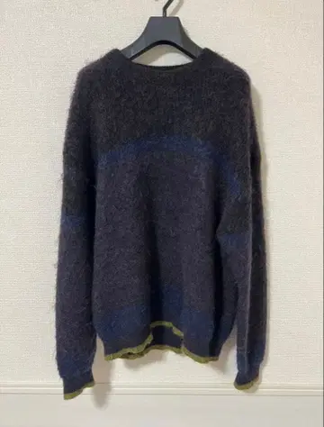 YOKE STILL BORDER CREWNECK 모헤어 니트