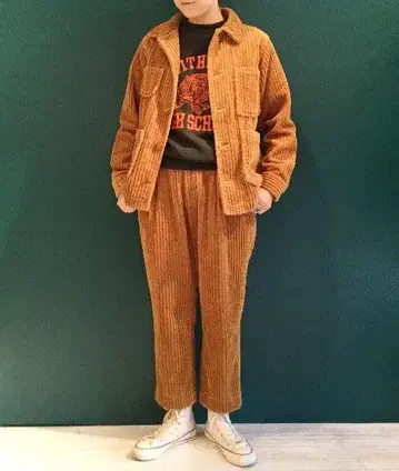 BEAMS BOY 굵은 코듀로이 워크 자켓