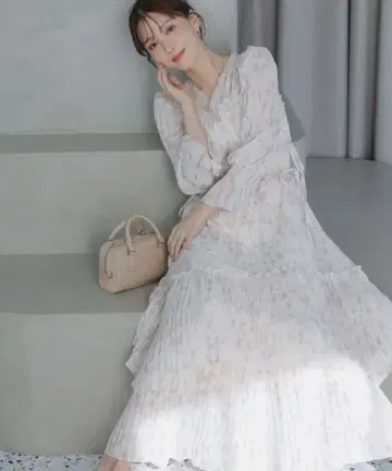 SNIDEL 스나이델 와셔 플리츠 원피스 S