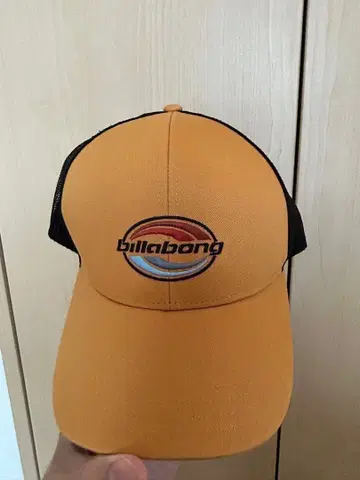 billabong 메쉬 백 캡 오렌지/블랙