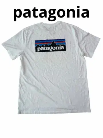 patagonia / 파타고니아 화이트 T셔츠 XL