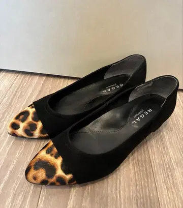 리걸 여성용 펌프스 바이컬러 로우힐 23cm