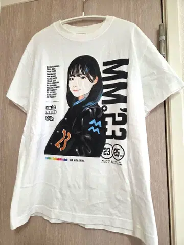 모닝구무스메. 키타가와 리오 BEAMS 콜라보 T셔츠 S 사이즈