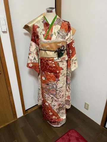 후리소데 풀세트 올 패턴 차분한 분위기