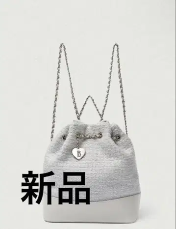 The Barnnet 민트 트위드 체인 백 새상품