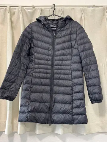 UNIQLO 울트라 라이트 다운 롱 다운 후드 부착 M