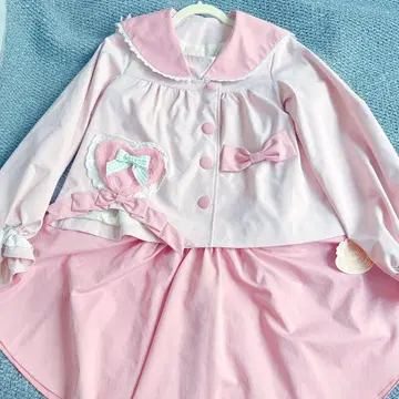 세일러 카라 셋업 (핑크) M 사이즈