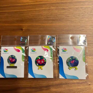 요코하마 엑스포 퉁크퉁크 핀 배지 세트