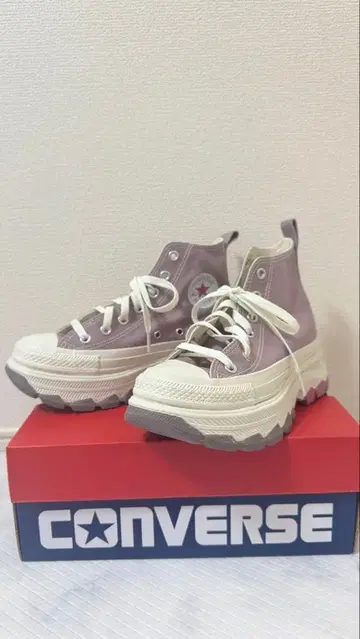 CONVERSE 하이컷 통굽 스니커즈