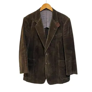 SU4 런던 코너 코듀로이 테일러드 자켓 브라운
