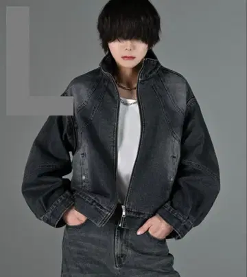 adrer 3웨이 지퍼 슬리브 블라스트 데님 블루종 인디고