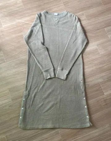 챔피언 와플 원단 니트 원피스 M