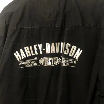 Harley-Davidson 블랙 긴팔 셔츠