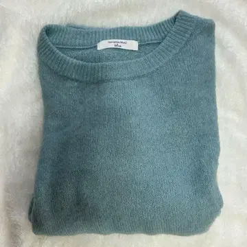 사만사 모스모스 스카이블루 니트