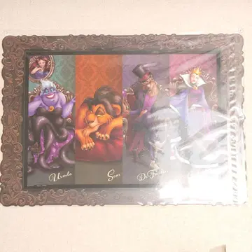 디즈니 빌런즈 세가 럭키 쿠지 A상 아트 보드