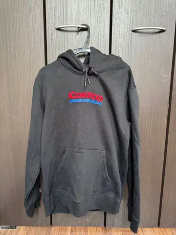 COSTCO 블랙 후드티 후드 부착