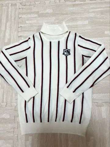 JACK BUNNY 스트라이프 터틀넥 스웨터