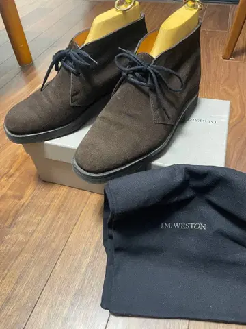 jm weston 처카 부츠 브라운 스웨이드