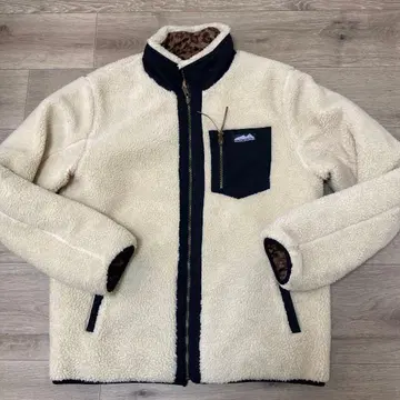 antiballisti 플리스 자켓 크림 리버서블