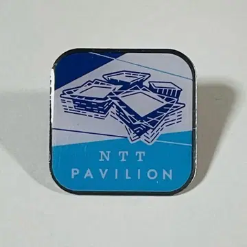 오사카 만박 NTT PAVILION 핀 배지