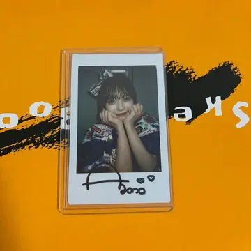 마스다 아야노 사인 폴라로이드