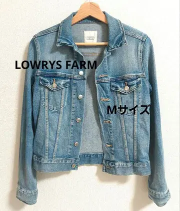 [ LOWRYS FARM ] 데님 자켓 블루 M 사이즈