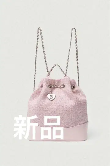 더 바넷 트위드 체인 백 핑크 새상품