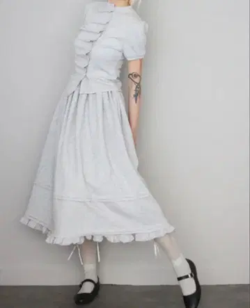 Tie.Me soft move skirt-GRAY