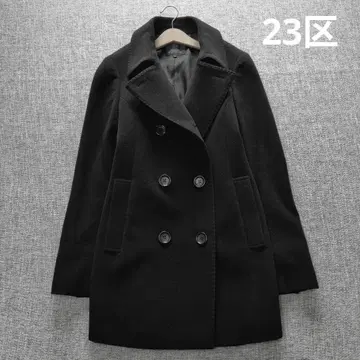 23구 캐시미어 혼방 더블 브레스트 체스터 코트 착용감 없는 새상품급