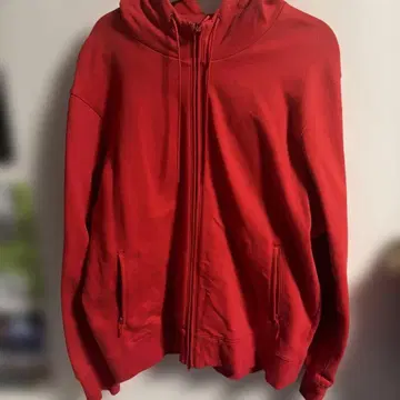 Y-3 빨간색 집업 후디
