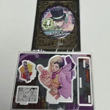 Dr.Stone 아사기리 겐 명장면 디오라마 피규어 생일 캔뱃지