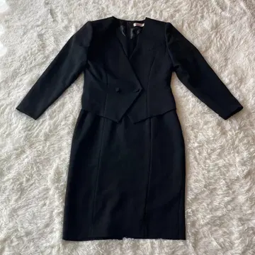 페티트카리나 블랙 슈트 원피스 자켓 예복 상복 새상품급