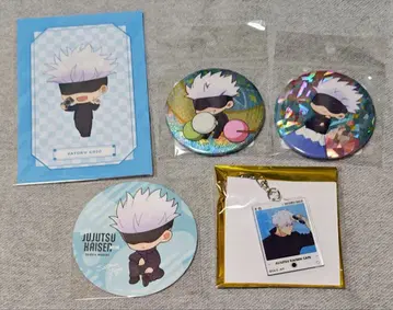 주술회전 카페 아크릴 키링 코스터 외 묶음 판매 고죠 사토루