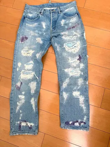 [ 샘플 ] MARBLES 데미지&리페어 데님